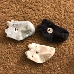 3 Pairs of 0-3M Socks